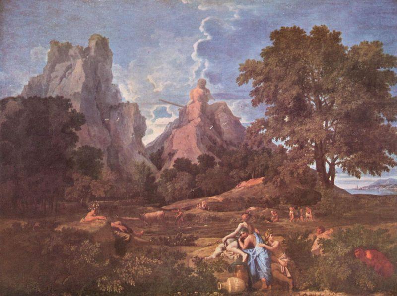Landschaft mit Polyphem, Nicolas Poussin